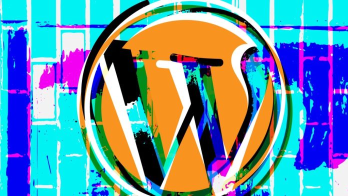 A stylized WordPress logo.